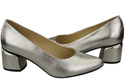 Damenschuhe Silber Pumps Naturleder 143 ElitaBut