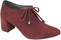Damenschuhe, Burgunderschuhe, Naturveloursleder 183 ElitaBut