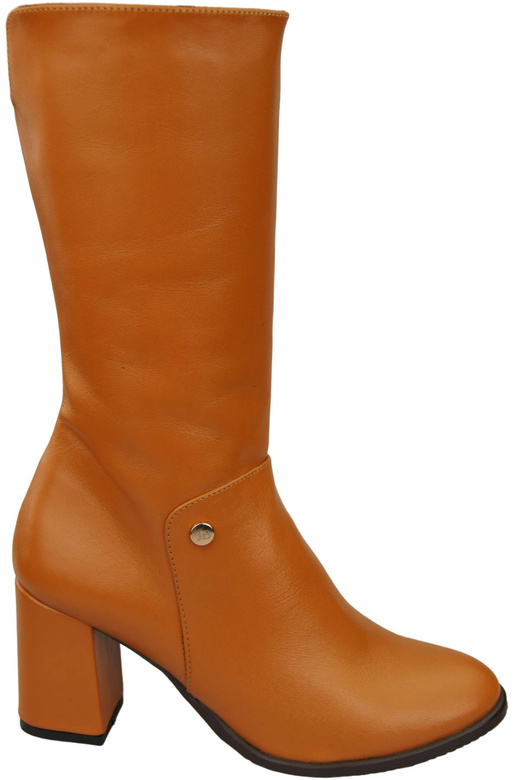 Halbhohe Damenstiefel, Naturleder, Rude 189 ElitaBut