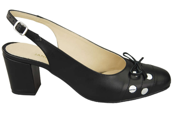 Damenschuhe Sandalen Schwarz Naturleder 167 ElitaBut