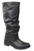 Schuhe Damenstiefel, Stiefel, Naturleder 123 Schwarz ElitaBut