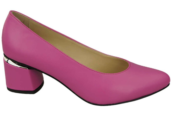 Damenschuhe Pumps Fuchsia Naturleder 143 ElitaBut