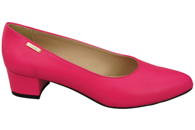 Damen Pumps Neon Rosa mit niedrigem Absatz zeitlose Eleganz und Komfort 220 ElitaBut
