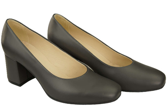 Damenschuhe Pumps Naturleder 171 Graphit ElitaBut