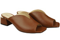 Damen Schuhe Absätze Flip Flops Braun Naturleder 210 ElitaBut