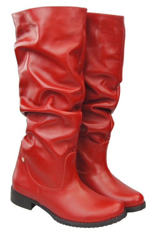 Schuhe Damenstiefel, Stiefel, Naturleder 123 Red ElitaBut