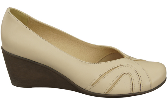 Damen Schwarz Naturleder Gestiefelte Beige 828 ElitaBut