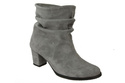 Damenschuhe Stiefeletten, Naturleder, Grau 986 ElitaBut