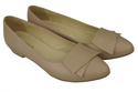 Damenschuhe Ballerina Cappuccino, Naturleder 988 ElitaBut