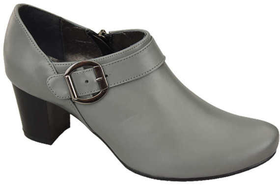 Schuhe Damenschuhe, Naturleder, Grau 826 ElitaBut