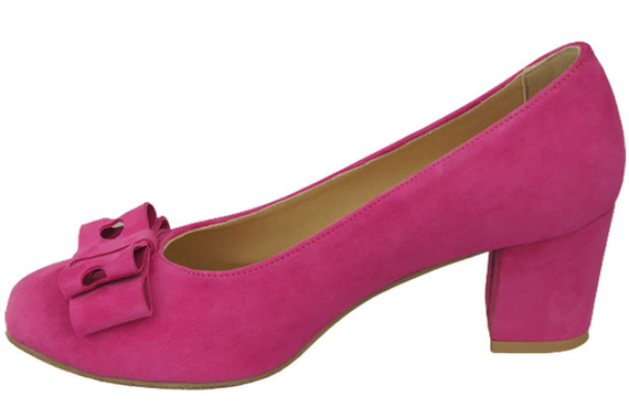 Damenschuhe Fuchsia Pumps Natürliches Wildleder 163 ElitaBut