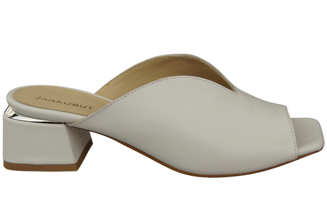 Damen Schuhe Absätze Flip Flops Weiß Naturleder 210 ElitaBut