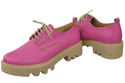 Schuhe Damen Schnürschuhe Fuchsia Leder Natur 180 ElitaBut