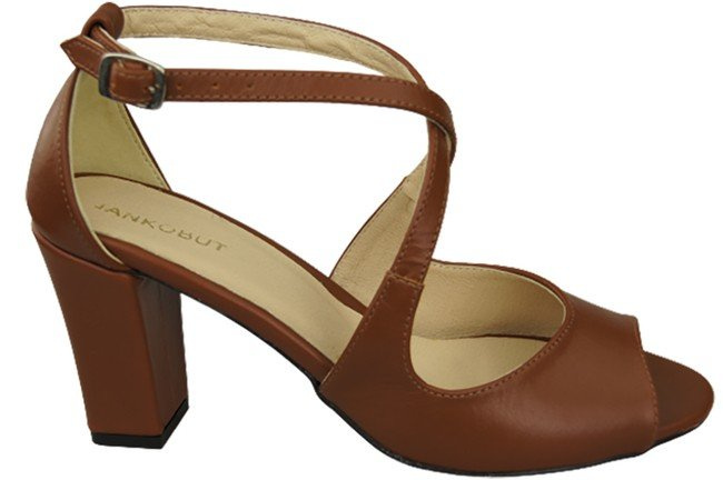 Damenschuhe Braune Sandalen, Naturleder 186 ElitaBut