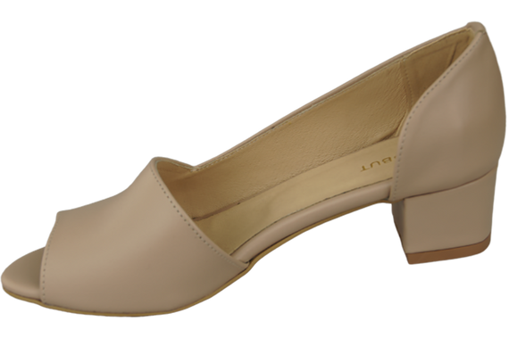 Damenschuhe Cappuccino Sandalen Narbenleder 147 ElitaBut