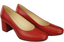 Damenschuhe Pumps Naturleder 171 Rot ElitaBut