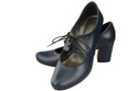 Schuhe Damenschuhe, Naturleder, Marineblau 161 ElitaBut