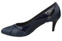 Damenschuhe Pumps Marineblau, Naturleder 995 ElitaBut