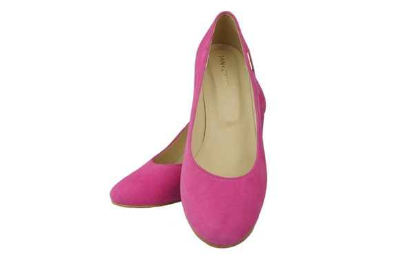 Damenschuhe Pumps Fuchsia Naturleder Wildleder 125 ElitaBut