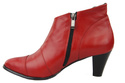 Damenstiefel Frühling/Herbst, Naturleder, Rot, 100 L, ElitaBut