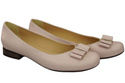 Damen Ballerinas Naturleder Puderrosa 702 ElitaBut