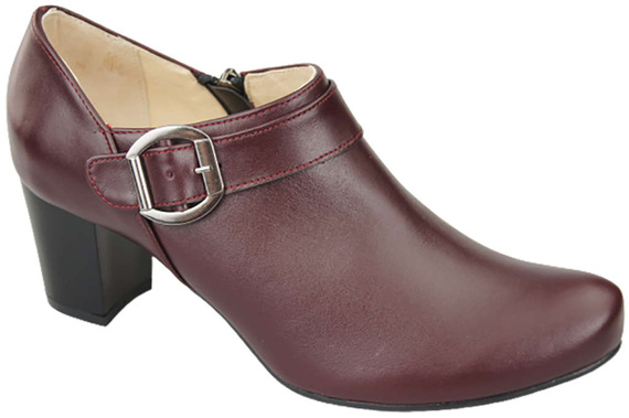 Schuhe Damenschuhe, Naturleder, Burgund 826 ElitaBut