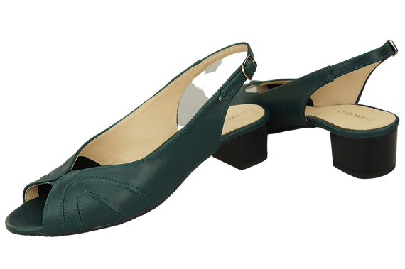 Damenschuhe Sandalen, Naturleder, Malachit 991 ElitaBut