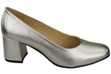 Damenschuhe Pumps Naturleder 171 Silber ElitaBut