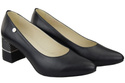 Damenschuhe Pumps Schwarz Naturleder 142 ElitaBut