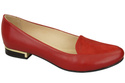 Damen Ballerinas Lords, Naturleder, Rot 908 ElitaBut