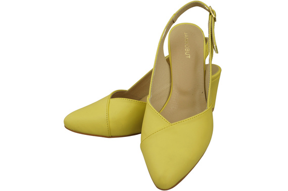 Damen Footwear Zitrone Stiletto Sandalen Natural Leder 217 ElitaBut