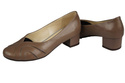 Damenschuhe Pumps Naturleder Cappuccino 786 ElitaBut