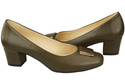 Damenschuhe Pumps Naturleder 187 Olive ElitaBut