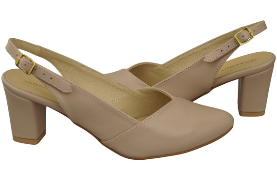 Damen Footwear Cappuccino Blass Stiletto Sandalen Natural Leder 217 ElitaBut