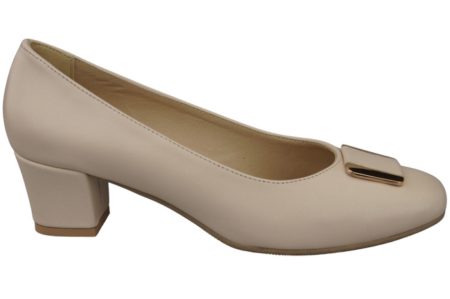 Damenschuhe Pumps Naturleder 187 Beige ElitaBut