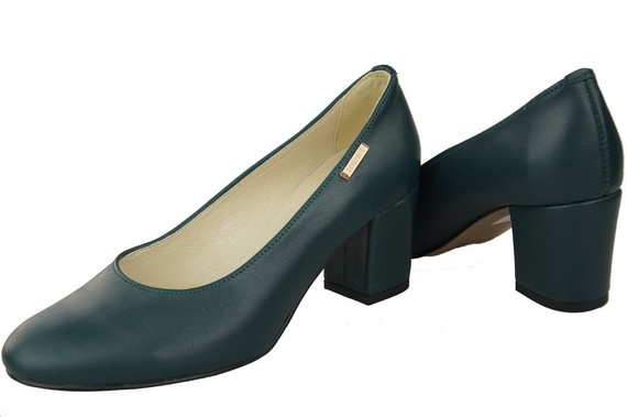 Damenschuhe Pumps Malachit Naturnarbenleder 125 ElitaBut