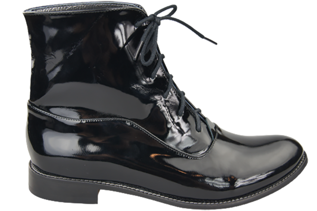 Damenstiefel Frühling/Herbst Naturleder Schwarz Lack 155 L ElitaBut