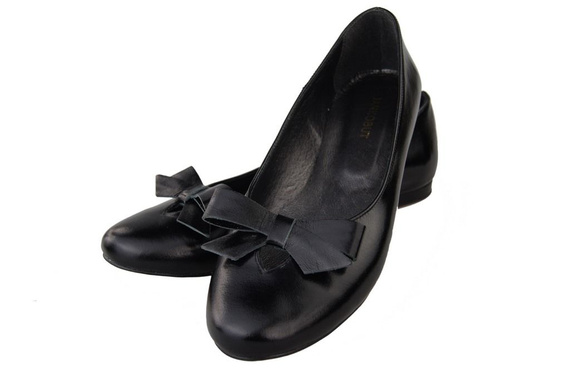 Damen Ballerinas Schwarz Lack Naturleder 998 ElitaBut