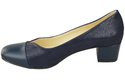 Damenschuhe Pumps Naturleder 164 Marineblau ElitaBut