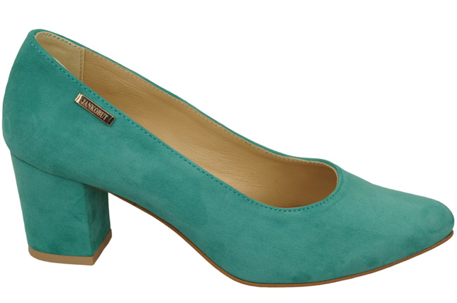 Damenschuhe Türkise Pumps Natürliches Wildleder 106 ElitaBut