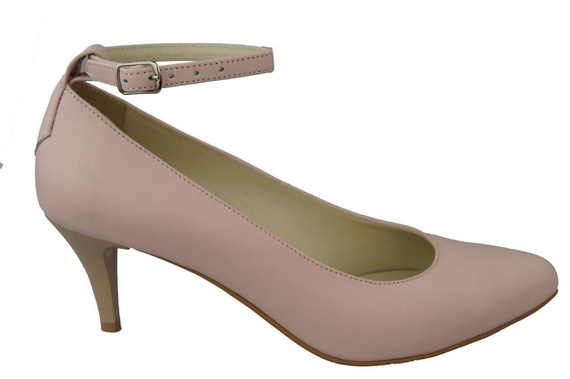 Damenschuhe Pumps Rosa Puder Naturleder 997 ElitaBut