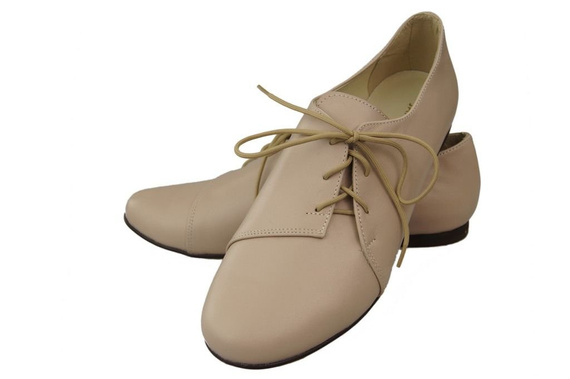 Damen-Ballerinas Cappuccino, Naturleder 110 ElitaBut