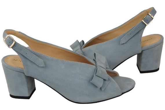 Damenschuhe Sandalen Blaues Naturleder Wildleder 148 ElitaBut