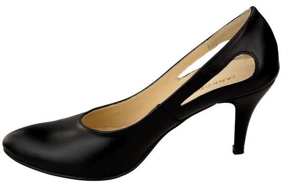 Damenschuhe Pumps Schwarz Naturleder 166 ElitaBut