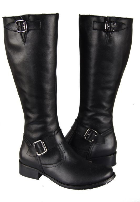 Damenstiefel, Stiefel, Naturleder, Schwarz 747 ElitaBut