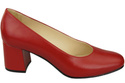 Damenschuhe Pumps Naturleder 171 Rot ElitaBut