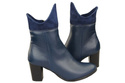 Damen-Winterstiefel, Naturleder, Marineblau 137 ElitaBut