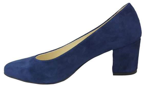 Damenschuhe Pumps Marineblau Naturleder Wildleder 106 ElitaBut