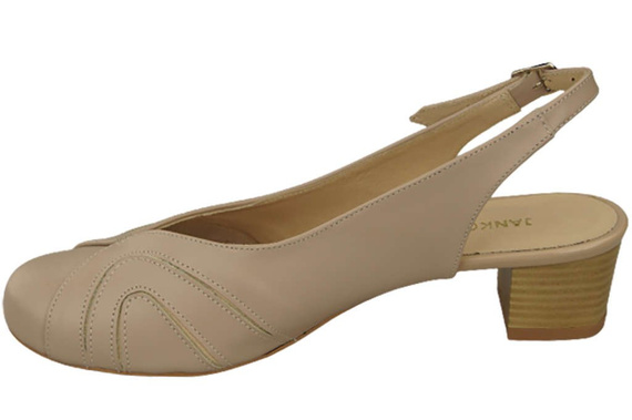 Damenschuhe Sandalen, Naturleder Cappuccino Lico 842 ElitaBut