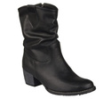 Damenstiefeletten, Naturleder, Schwarz 792 ElitaBut